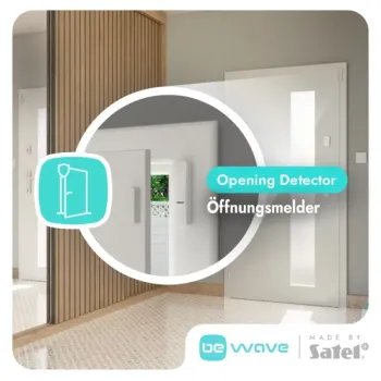 BE WAVE Opening Detector Funk-Öffnungsmelder, weiß
