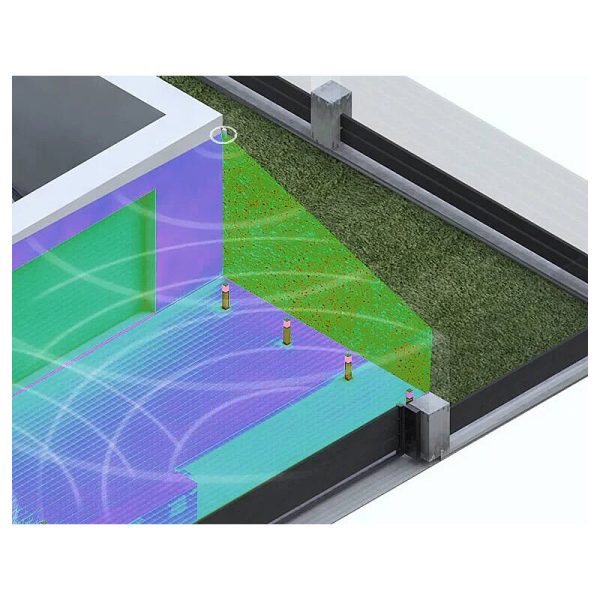 BE WAVE Outdoor Motion Detector GY Funk-Bewegungsmelder