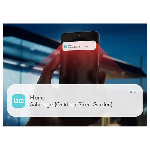 BE WAVE Outdoor Siren R Funk-Außensirene, rot