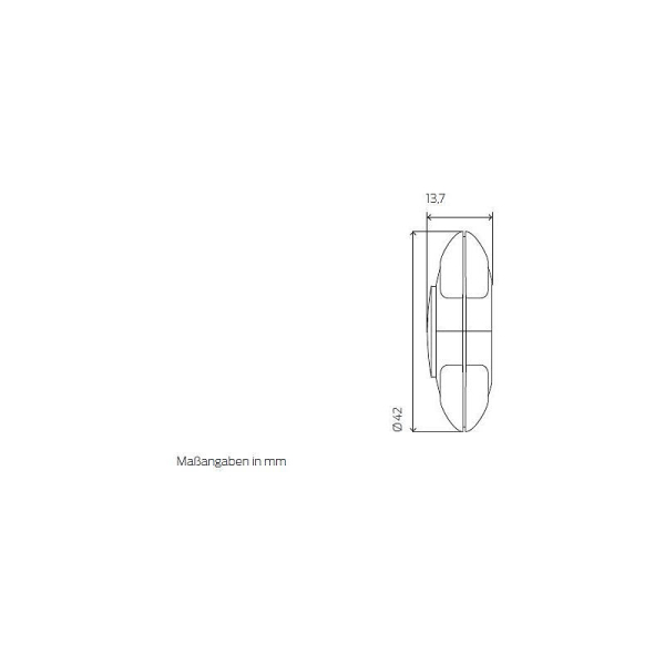 3 Stück SimonsVoss Transponder MobileKey, blau