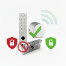 BE WAVE Alarmsteuerungs- und Motorzylinderset zur Scharf-/Unscharfschaltung